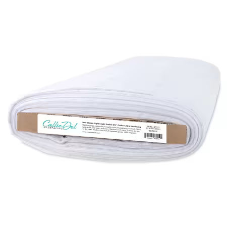 Callie Del Non-Woven Lightweight Fusible 2-1/2in Quilter's Grid Interfacing