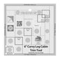 Creative Grids Quilt Ruler Curvy Log Cabin Trim Tool 6in Finished Blocks