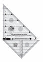 Creative Grids Multi Size Triangle 45 and 90 Degrees Quilt Ruler