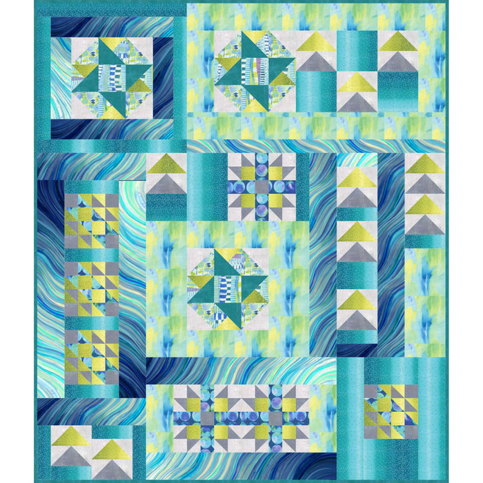 Island Time - Blue Quilt Kit