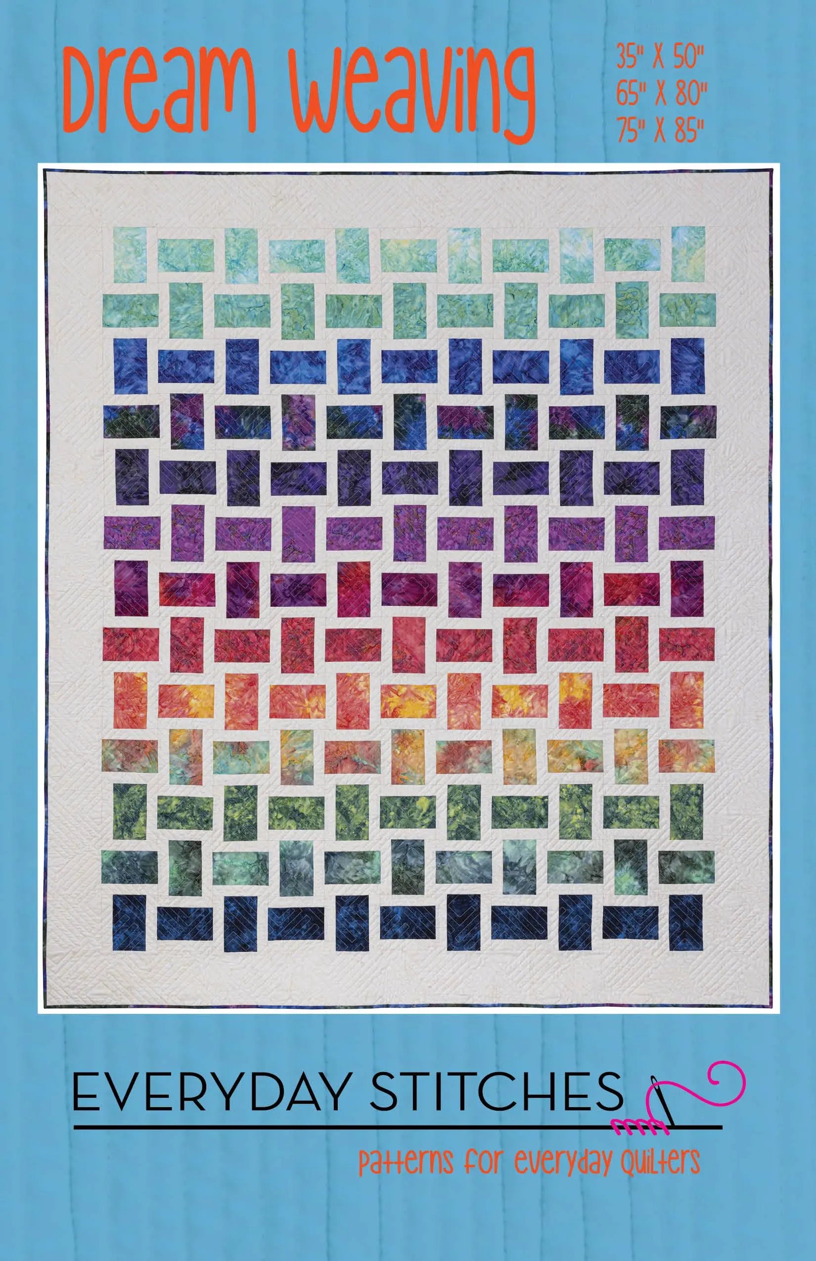 Paper Quilt Pattern - Dream Weaving – Black Rabbit Fabric Inc.