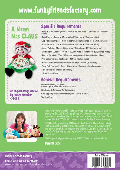 Funky Friends Factory Merry Mrs Claus