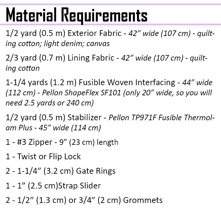 UhOh Creations - Jesse Crossbody Paper Pattern