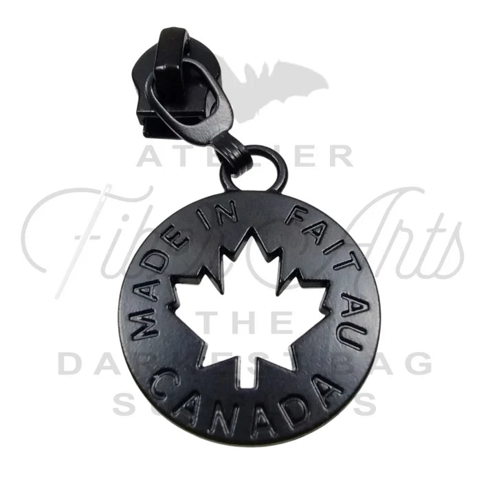 Atelier #5 Made In Fait Au Canada Zipper Pulls in Matte Black