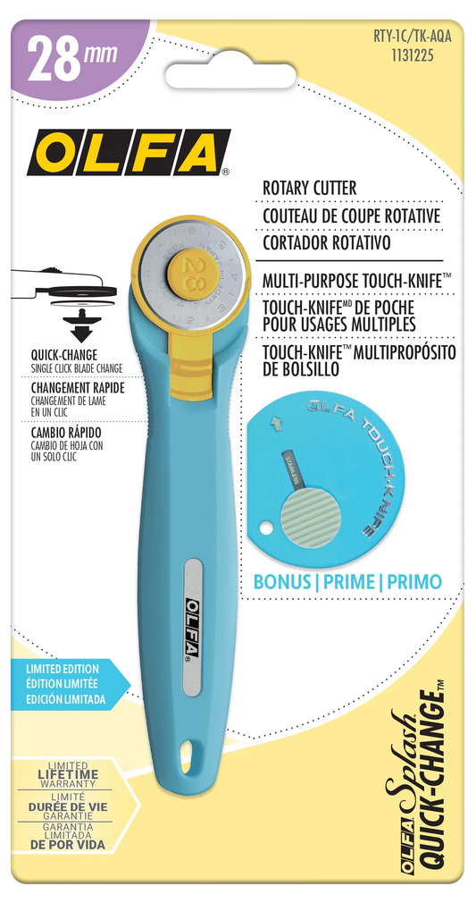 Olfa 28mm Rotary Cut with matching TK-4 Touch-Knife®