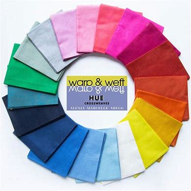 Charm Pack - Moda Warp & Weft Hue Crossweaves