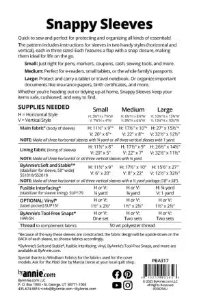 ByAnnie - Snappy Sleeves