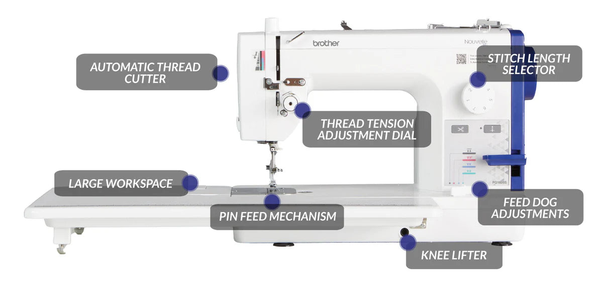 Brother - PQ1600S -High speed straight stitch sewing machine