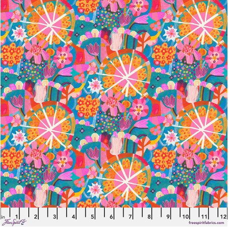 Free Spirit Colori Star - Multi - Black Rabbit Fabric Inc.