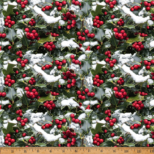 Hoffman Frosted Holidays - Frosted Holly