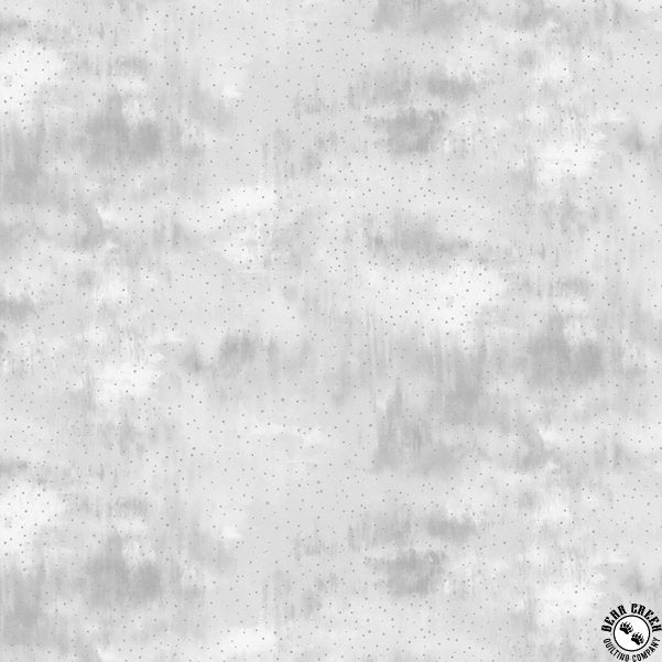 Hoffman Berries and Birch Texture - Fog/Silver