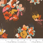 Moda Boho Haven Brush Stroke Floral - Walnut - Black Rabbit Fabric Inc.