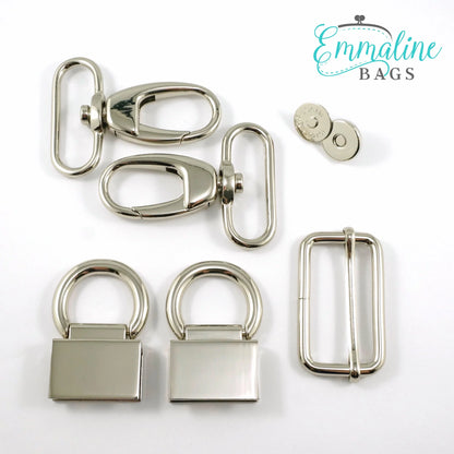 Hardware Kit - "The Double Flip Shoulder Bag" by Emmaline Bags