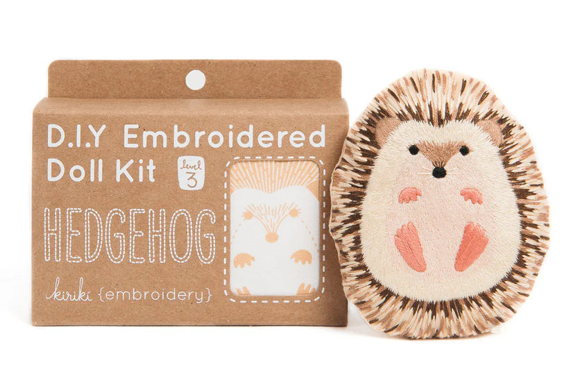 ***PRE-ORDER*** Kiriki Embroidery Kit: Hedgehog