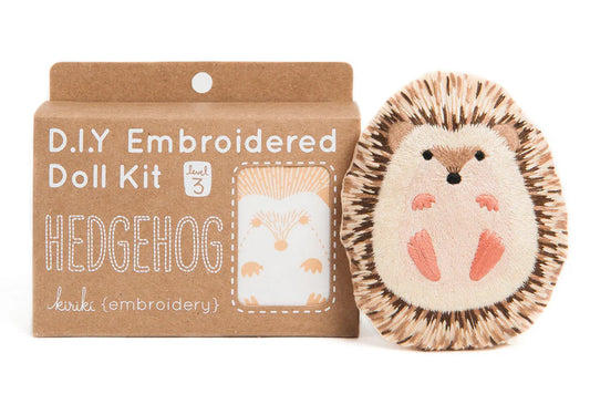 Kiriki Embroidery Kit: Hedgehog