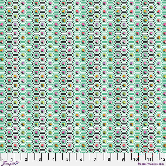 ***PRE-ORDER*** Tula Pink Prince Charming Déjà Vu Hex Box - Sweetmint