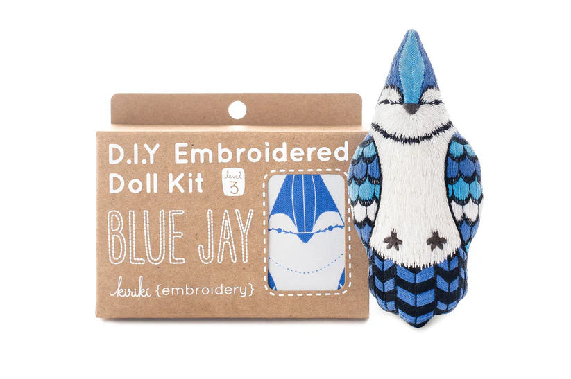 ***PRE-ORDER*** Kiriki Embroidery Kit: Blue Jay