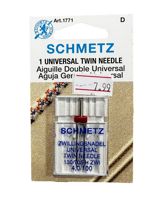 Schmetz Twin Universal Needle 4.0/100