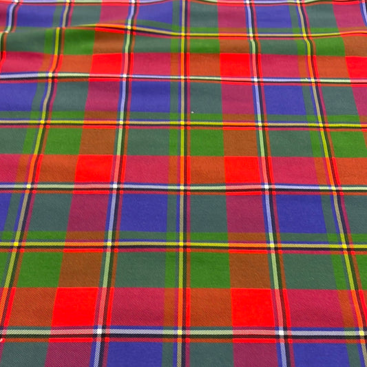 Quebec Tartan Cotton French Terry