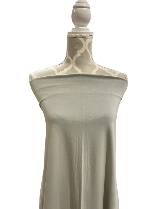 Bamboo Stretch French Terry - Light Sage LAST CUT