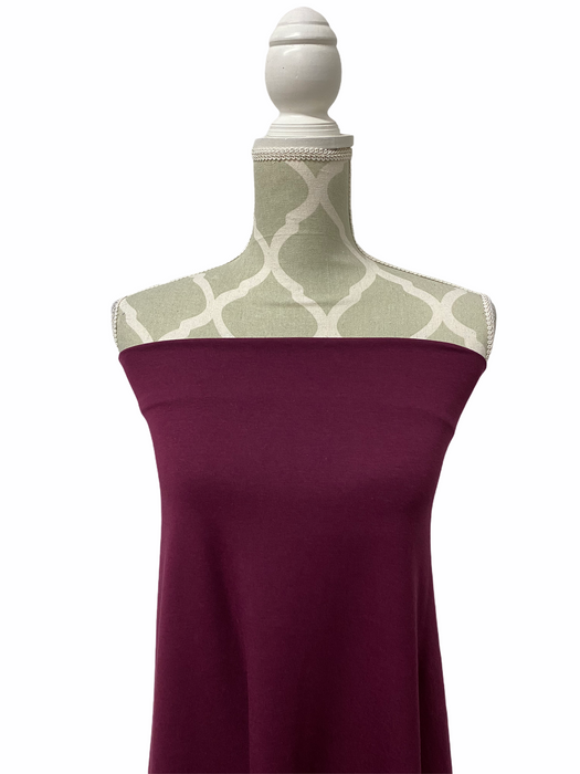 Bamboo stretch fleece - Merlot