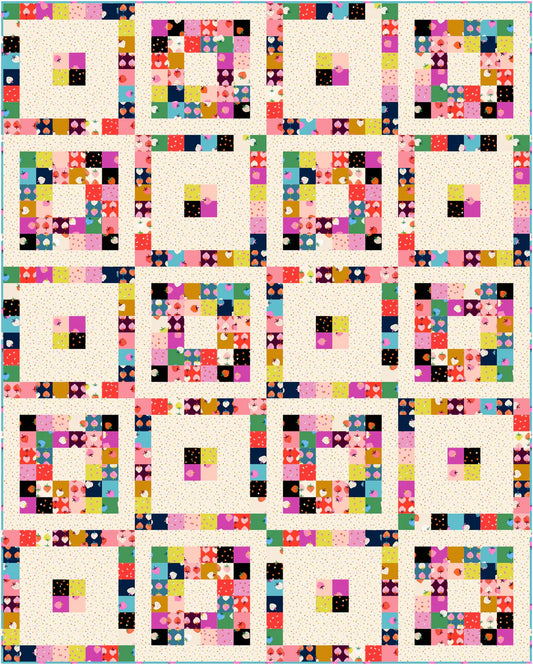 Jelly Squares Quilt Pattern by Copper Kettle Quilt Company