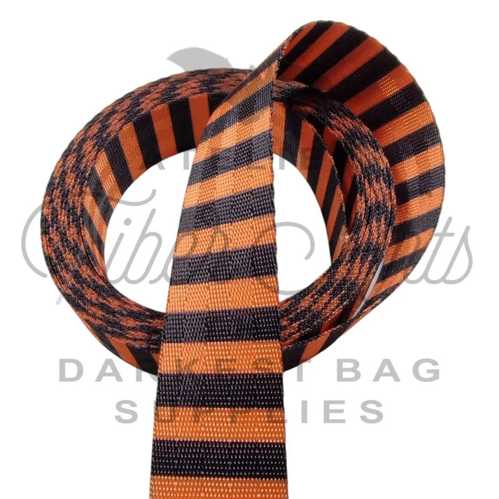 Atelier Webbing - Black Stripes - 25mm (1in)