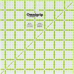 Omnigrip 7.5'' Non-Slip Square Ruler