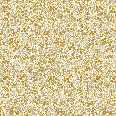 Cotton+Steel - Tapestry Lace - Gold Metallic Fabric