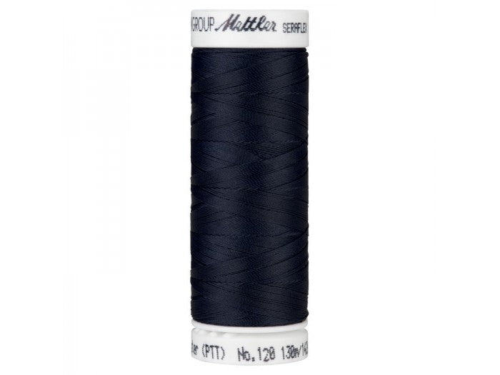 Mettler Seraflex Stretch Elastic Thread - Darkest Blue 0821