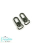 Emmaline Swivel Snap Hooks: 1/2" (12mm) Wristlet/Strap Hook (2 Pack)