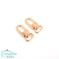 Emmaline Swivel Snap Hooks: 1/2" (12mm) Wristlet/Strap Hook (2 Pack)