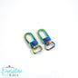 Emmaline Swivel Snap Hooks: 1/2" (12mm) Wristlet/Strap Hook (2 Pack)