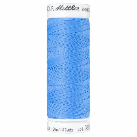 Mettler Seraflex Stretch Elastic Thread - Sweet Blue 0818