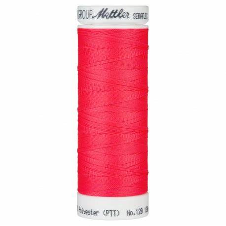 Mettler Seraflex Stretch Elastic Thread - Vivid Coral 8775