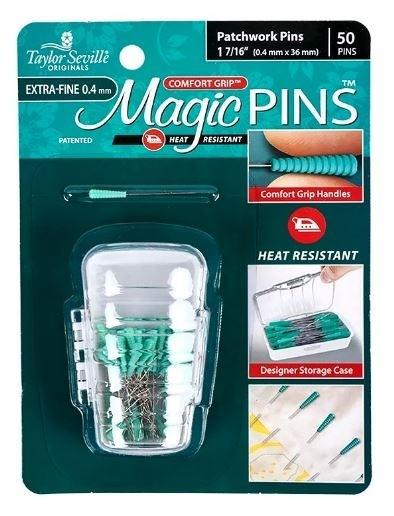 Magic Pins Extra-Fine Patchwork Heat Resistant 50 Pins