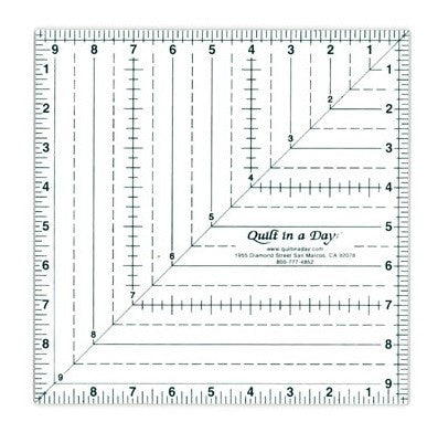 Quilt In A Day 9.5" Square Ruler