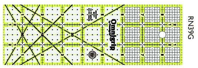 Omnigrip Ruler 3"x9"