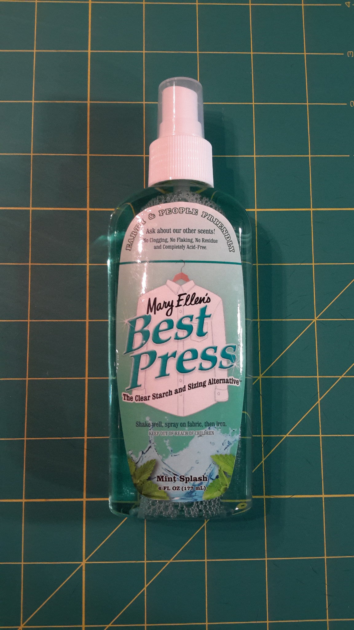 Best Press Spray Bottle - mint splash - Black Rabbit Fabric