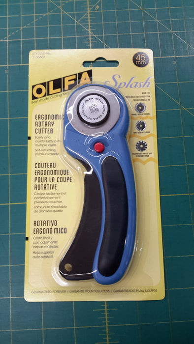 Olfa 45mm Blue Ergonomic Rotary Cutter