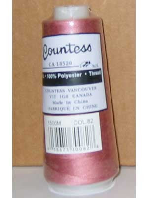 Countess Serger Thread, Polyester, 40/2, 1500M - Rosy Beige 82