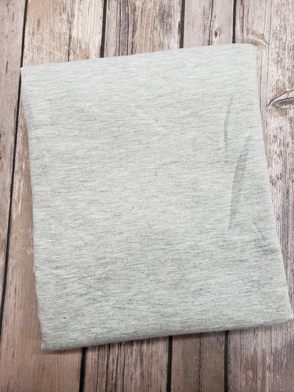 Bamboo Jersey Knit - Heather Grey