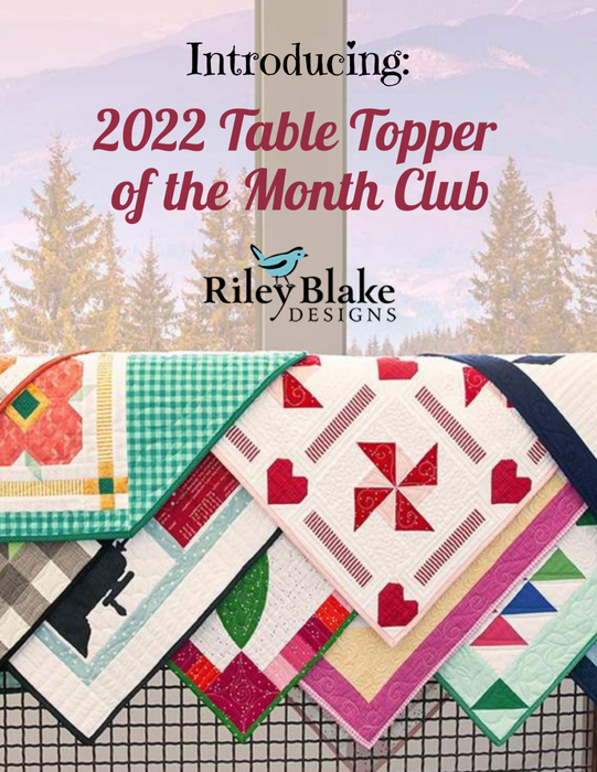 Riley Blake Table Topper Kit - June Sunny Rainbow