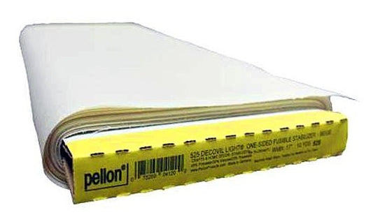 Pellon 525 Decovil Light, One-Sided Fusible, 45% Polyester, 30% Viscose, 25% Polyamide,