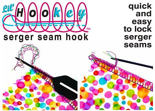 Hookey Serger Seam Hook, 2 Count