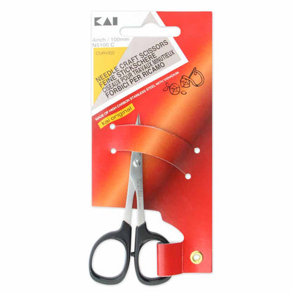 KAI 5100C 4″ Curved Tip Embroidery Scissors - 4″ (10cm)