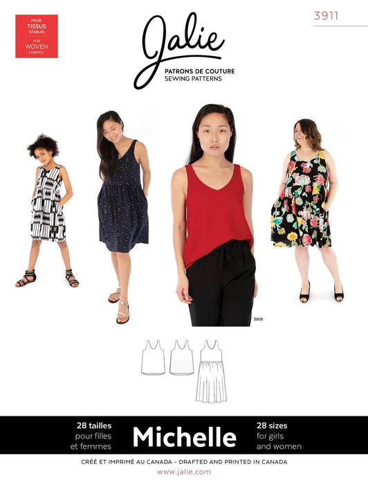 Jalie 3911 - MICHELLE Tanks and Dress