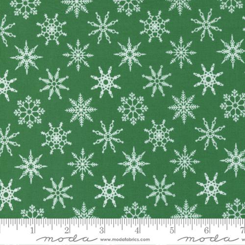 Moda - Candy Snowflakes Evergreen