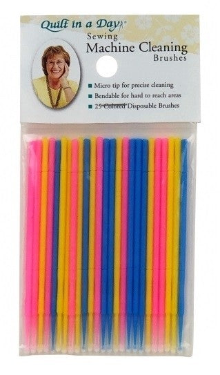 Quilt In A Day Sewing Machine Cleaning Brushes - 25pcs.