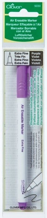 Clover Air Erasable Marker, Extra Fine, Purple